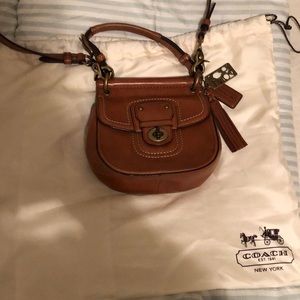 Coach saddle bag